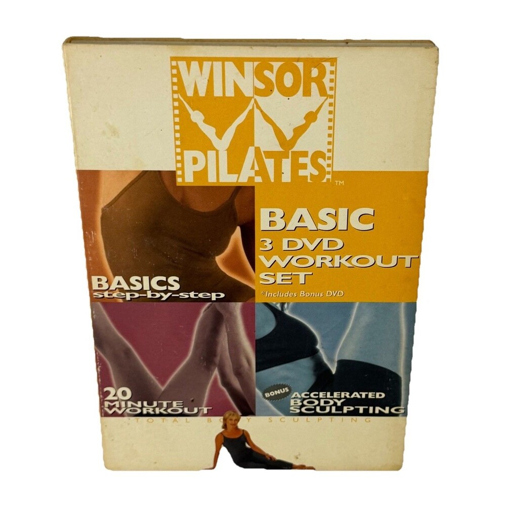 Winsor Pilates Basic 3 DVD Workout Set Mari Winsor Fitness - MISSING DISC 2